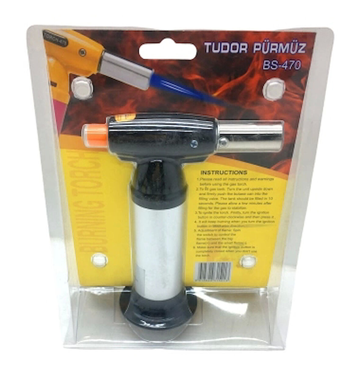 PÜRMÜZ TORCH NARGİLE ÇAKMAK BS-470 (4172)