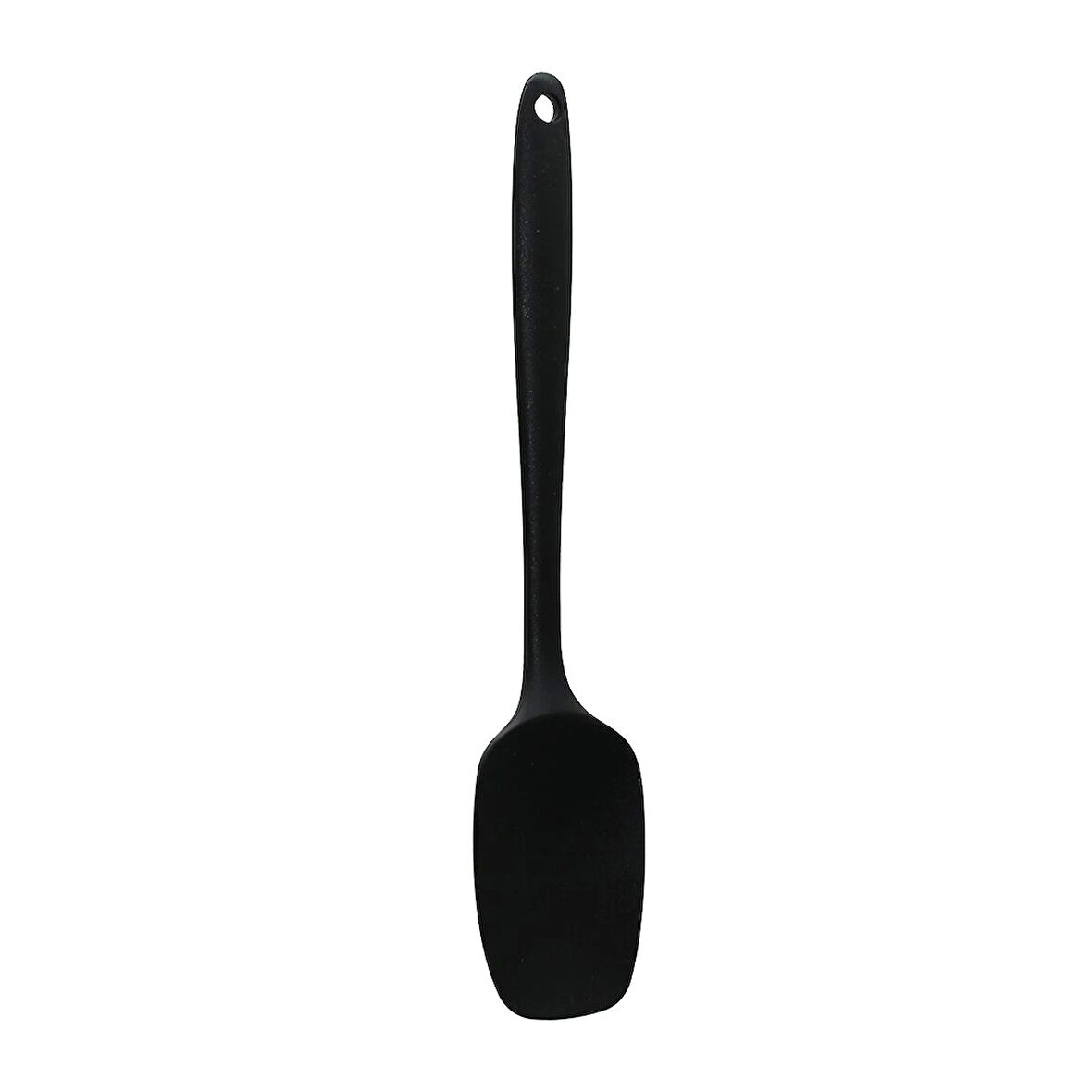 SİYAH ORTABOY SİLİKON SPATULA 27CM (4172)