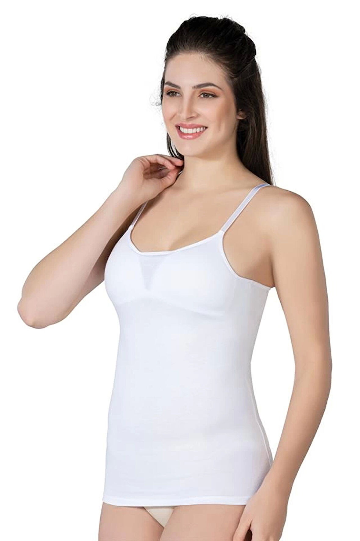 Beyaz Emay 1412 Modal Cotton Kaplı Atlet
