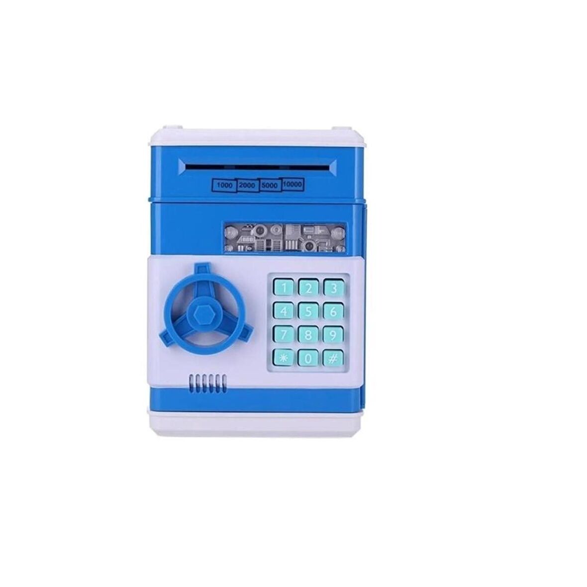 Şifreli Kasa Kumbara Kasa Kumbara Atm Kumbara Mavi
