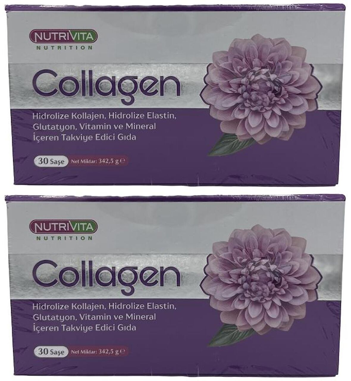 Hidrolize Collagen 2x30 Saşe Hidrolize Elastin Glutatyon Vitamin Mineral Kolajen