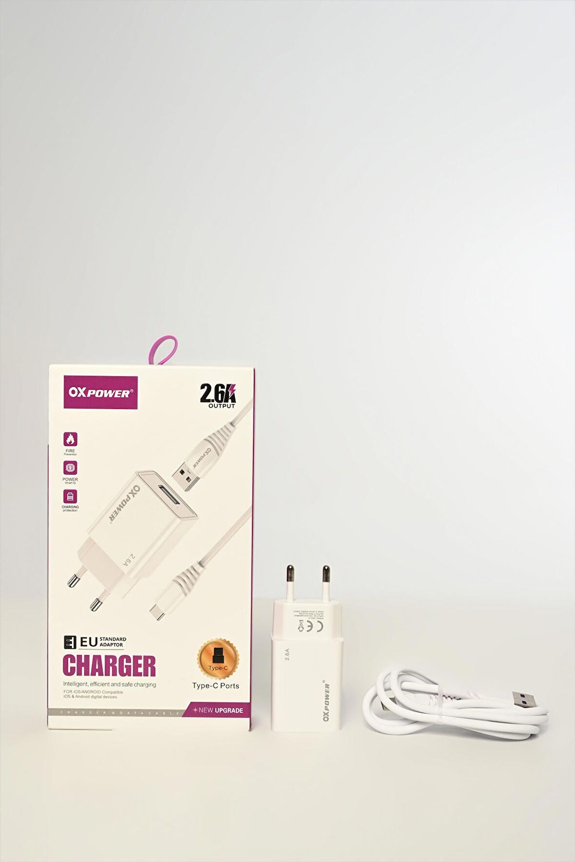 Huawei P20 Lite Şarj Aleti 2.6 Amper Type-C Hızlı Fast Charger Birinci kalite Hızlı Şarj 