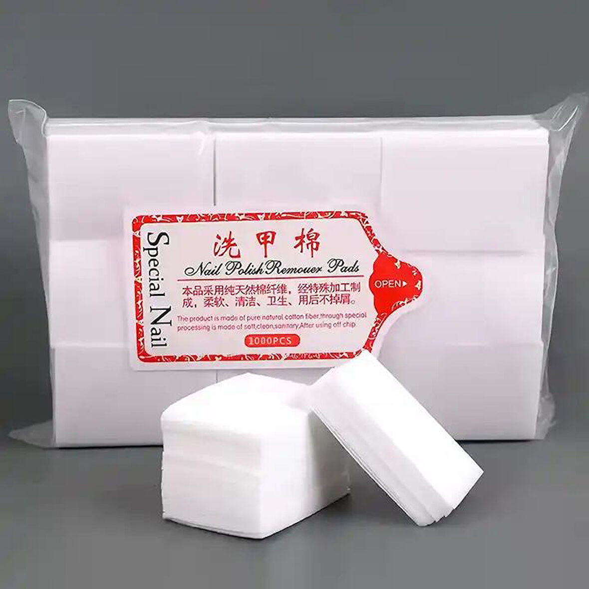 Manikür Tırnak Temizleme Mendili 1000li