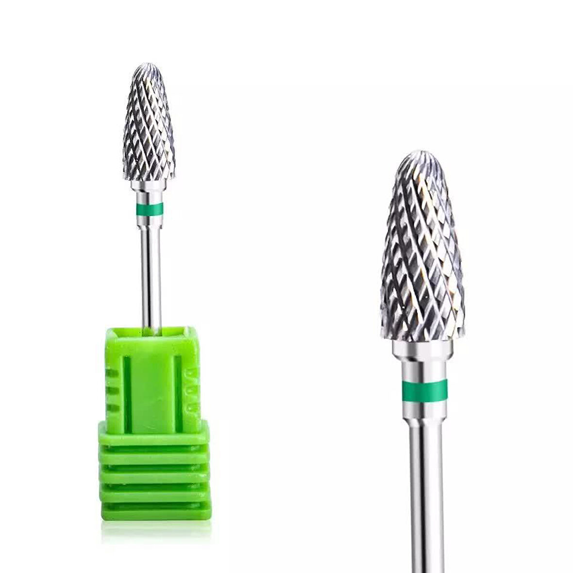 Çelik Freze Törpü Ucu Yeşil Çin