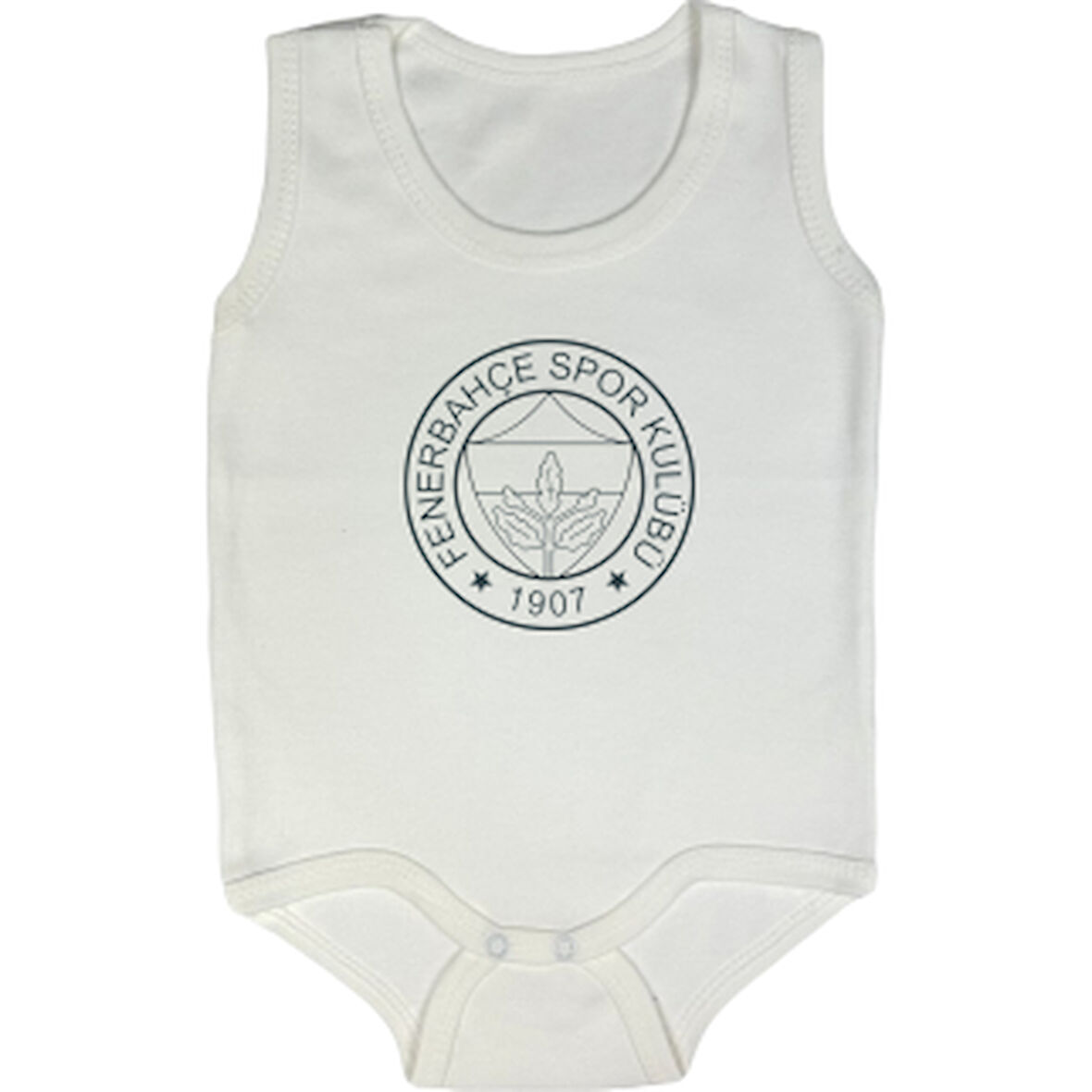 Organik %100 Pamuk Sarı Lacivert Bebek Askılı Zıbın Body ZBN101