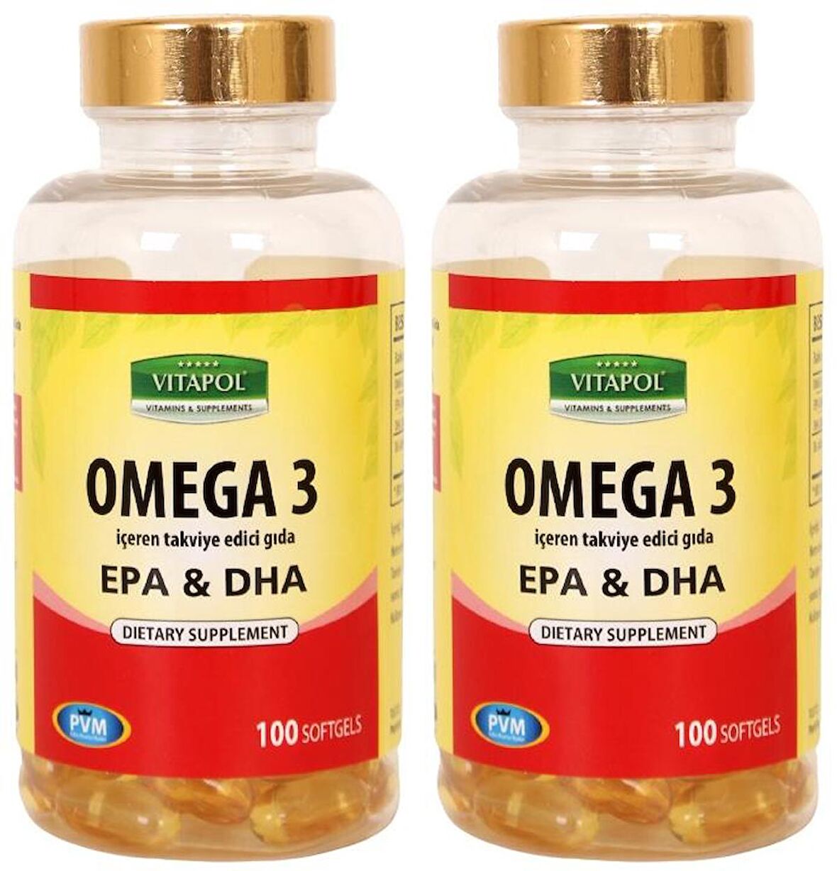 Vitapol Omega 3 1000 Mg Balık Yağı 2x100 Softgel