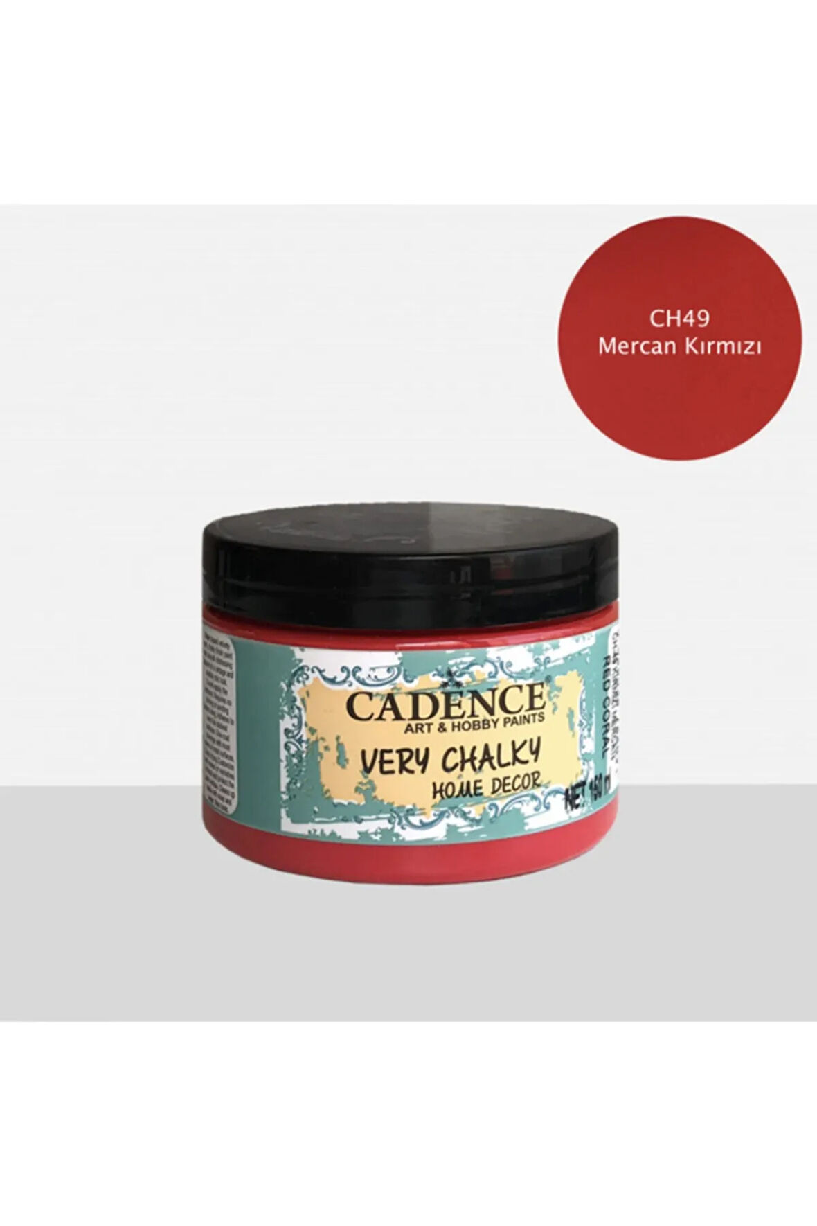 Ch49 Mercan Kırmızı - Very Chalky Home Decor 150ml