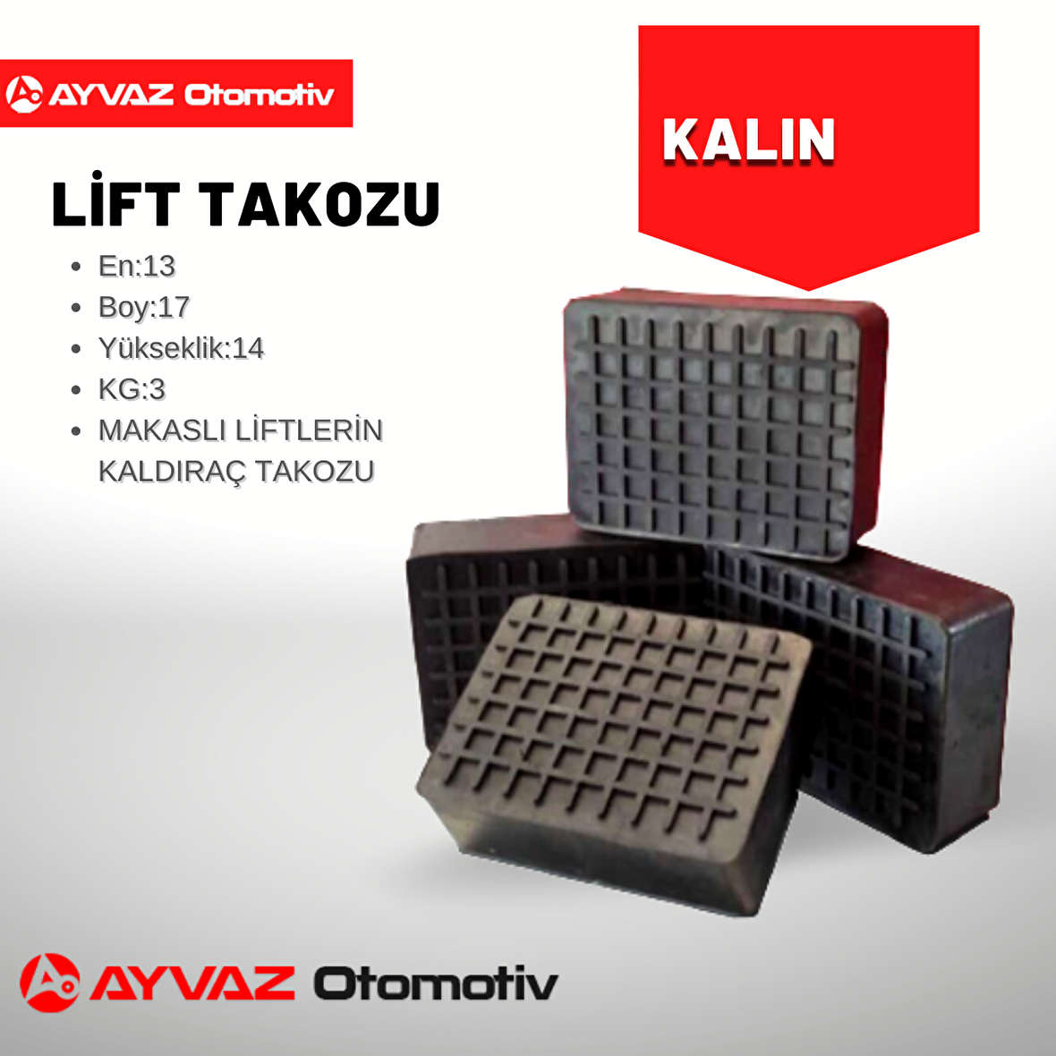 Lift Takozu Kalın 4 Adet