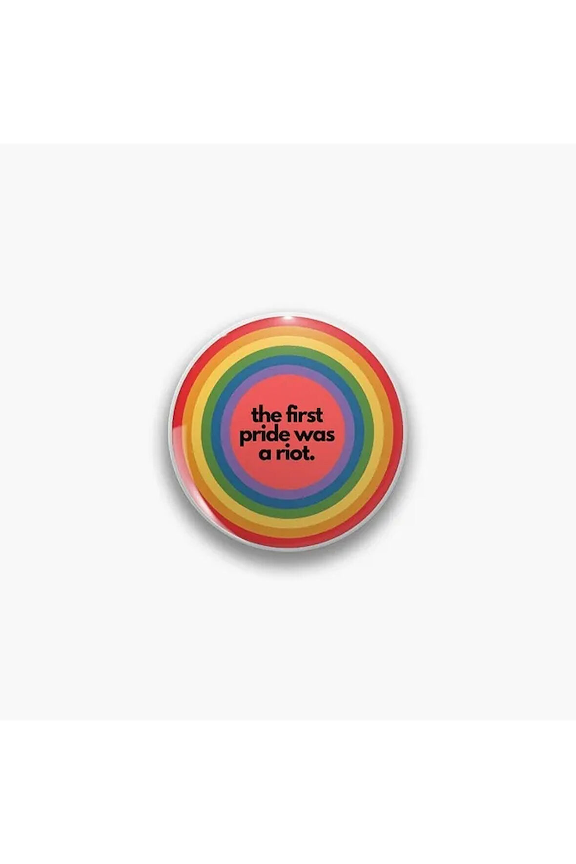 The First Pride Was A Riot Yazılı Y2K Grunge Stil 90s 00s Lgbt Rozet