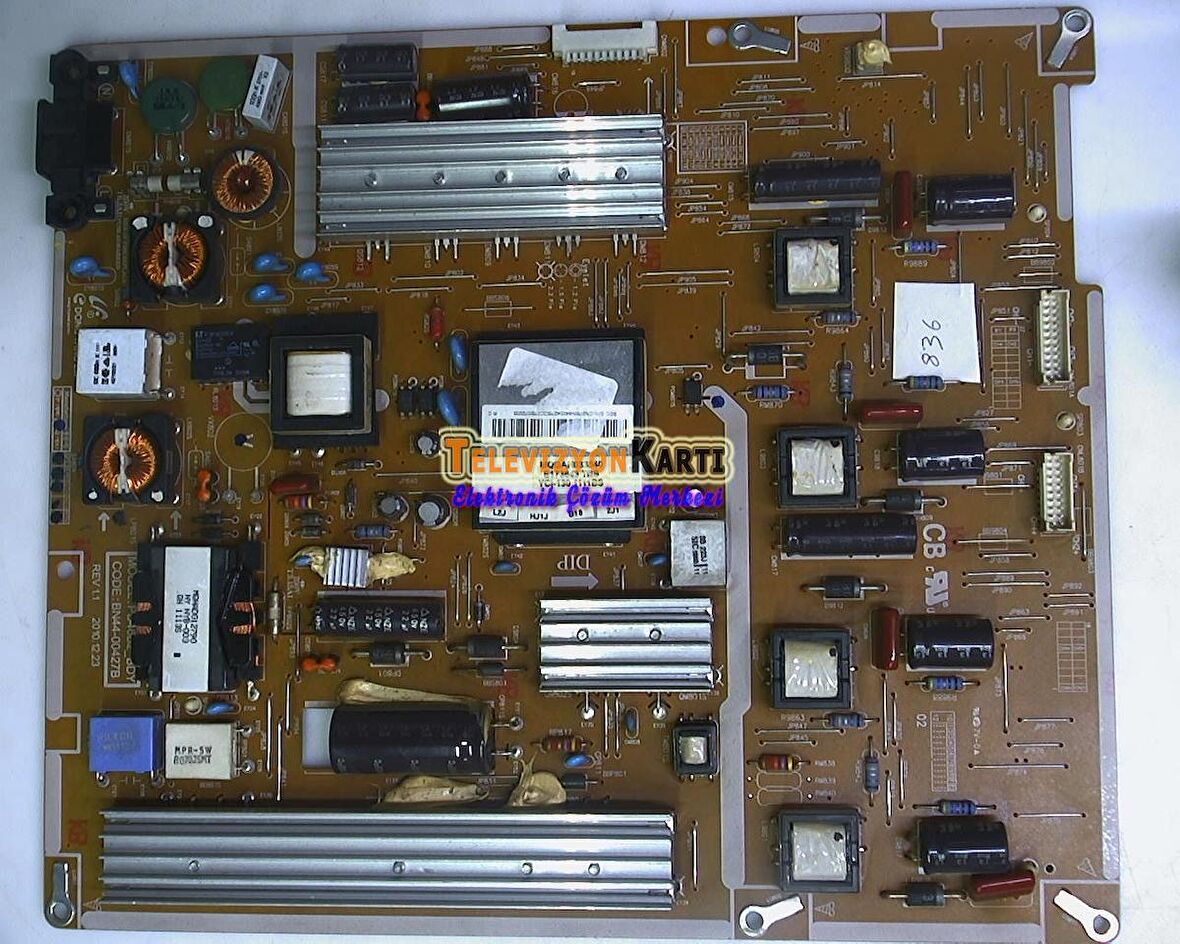 BN44-00427B, PD46B2_BDY, SAMSUNG UE46D8000, UE46D8090, UE40D8000, UE46D7000, UE40D7000, Power Board, Besleme, LTJ400HV01-J, Samsung