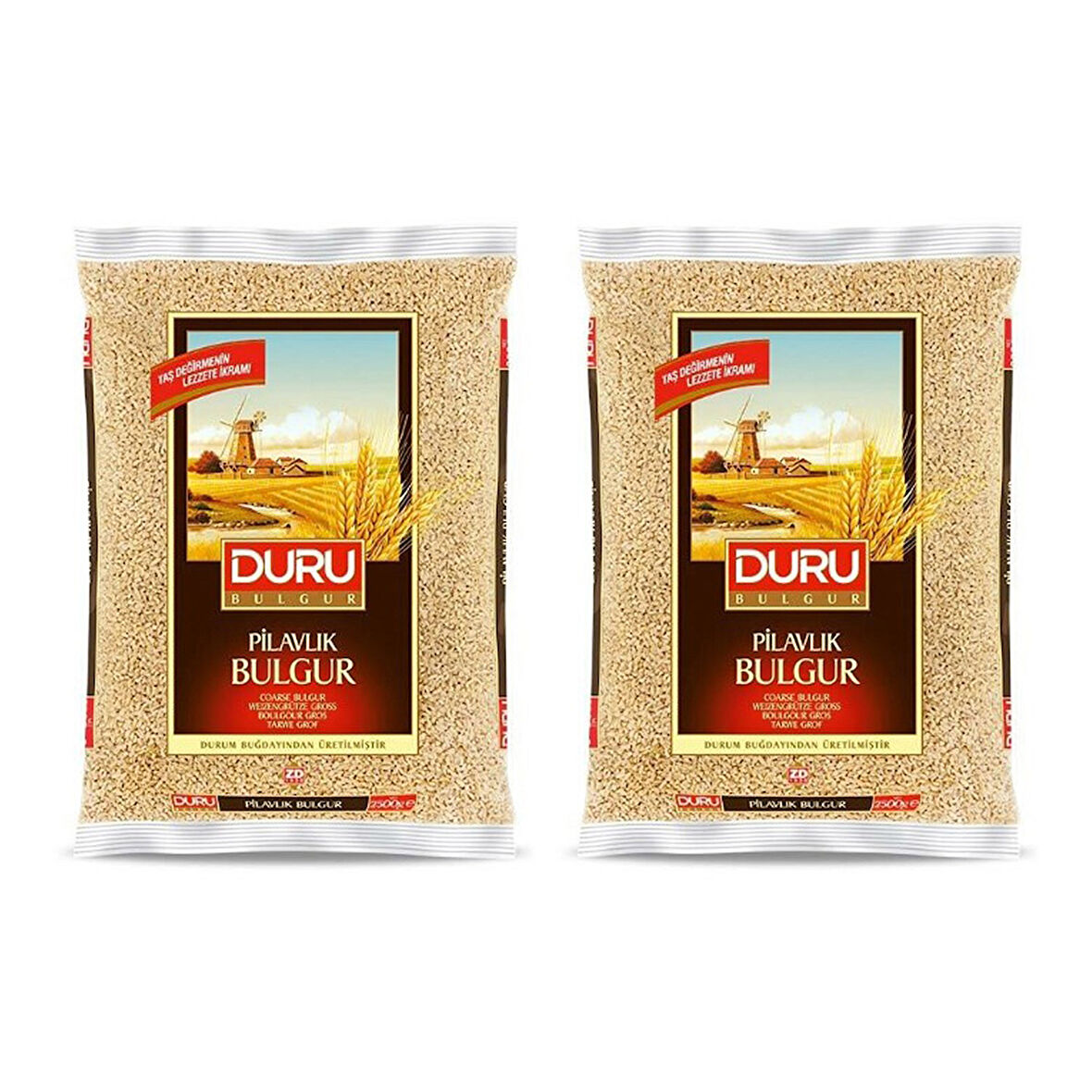 Duru Pilavlık Bulgur 2500 gr x 2 Adet