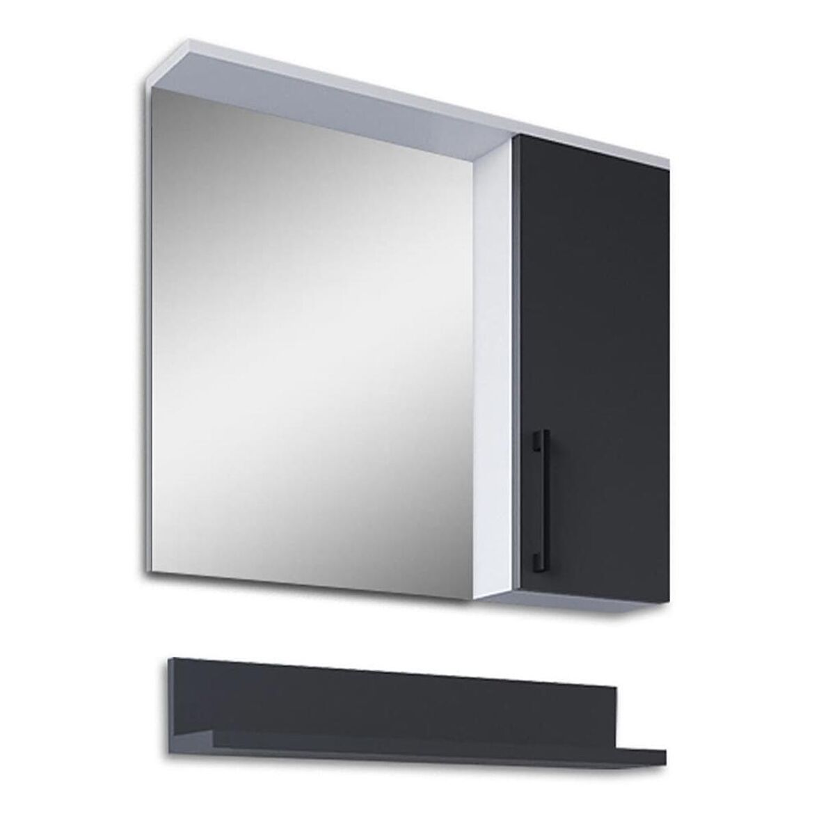 Teta Home Eko 65 Cm Mdf Banyo Aynalı Üst Dolap