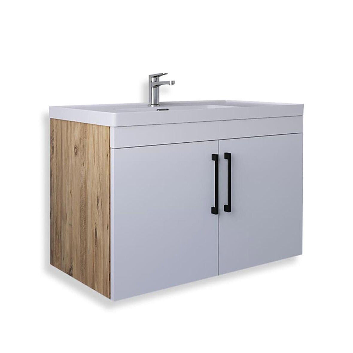 Teta Home Yalova 65 cm Mdf Banyo Lavabolu Alt Dolap