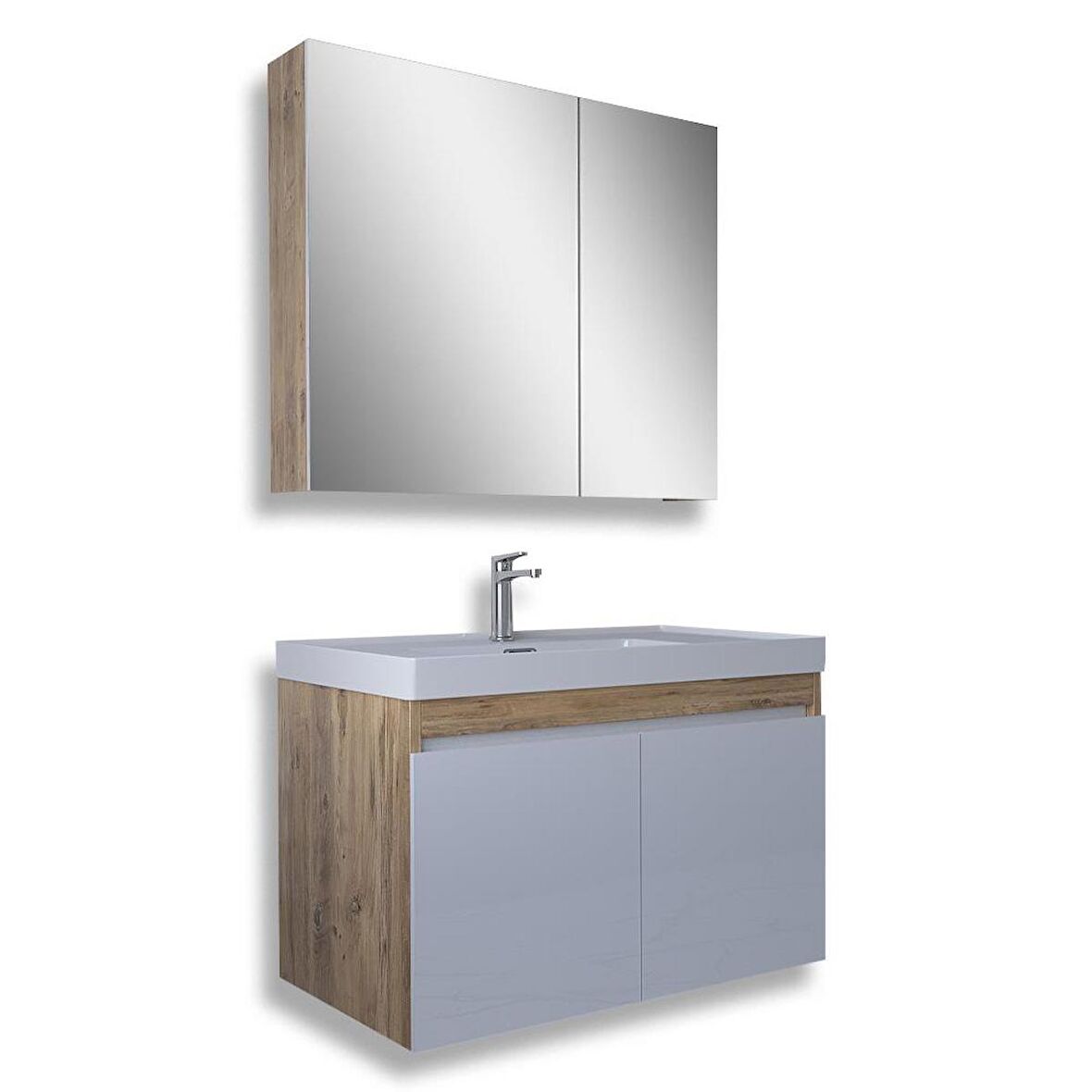 Teta Home Tokyo 65 CM Mdf Banyo Dolabı Seti