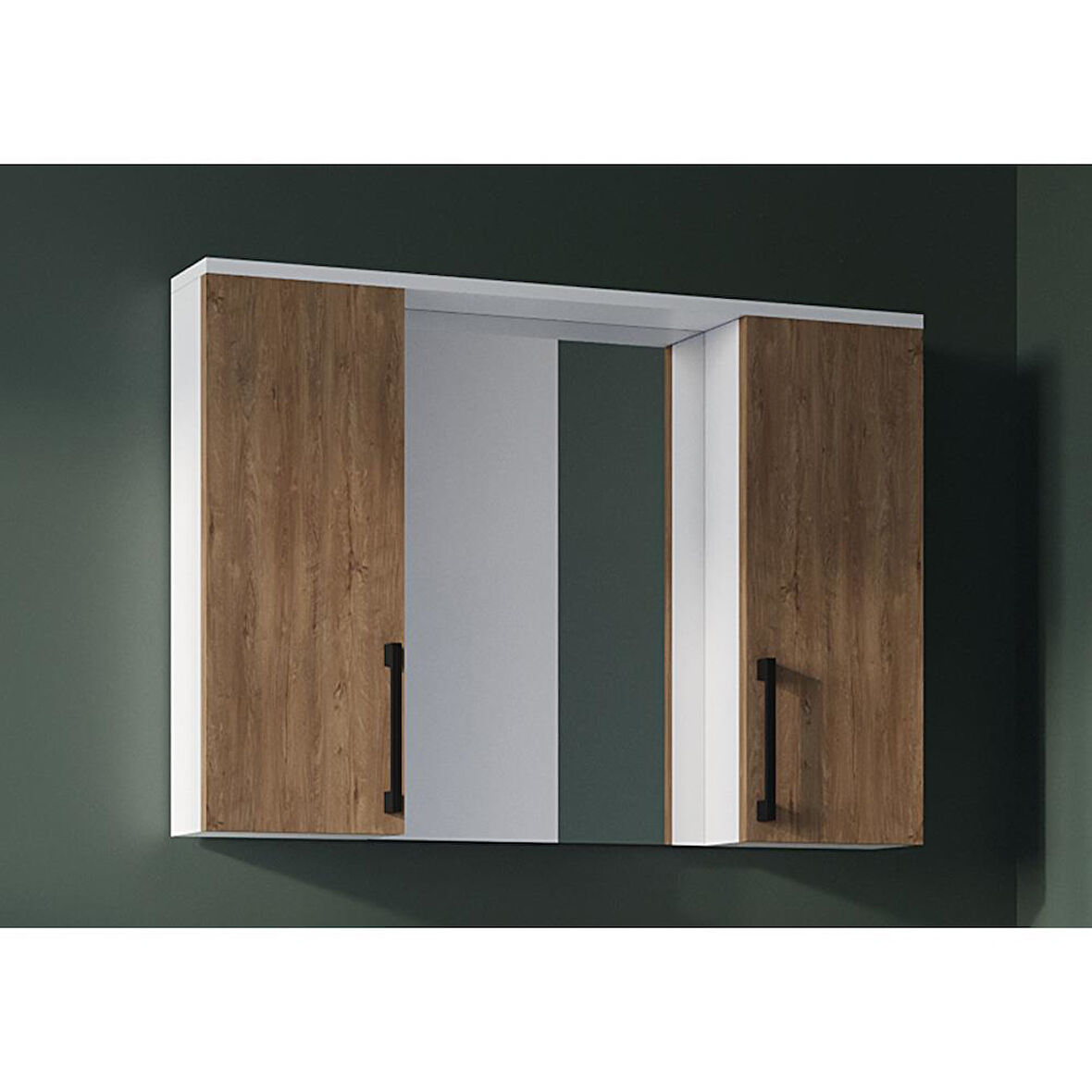 Teta Home Eko 80 Cm Mdf Banyo Aynalı Üst Dolap
