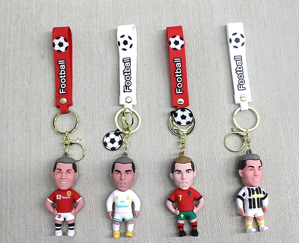 Ronaldo Silikon Anahtarlık