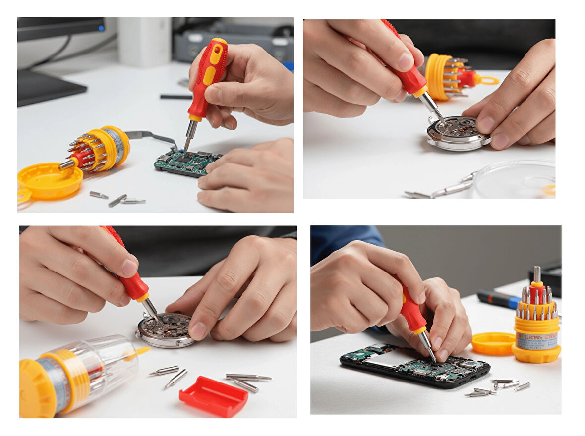 31 Parça Saatçi Ve Telefoncu Onarım Tornavida Seti Hassas Tornavida Seti