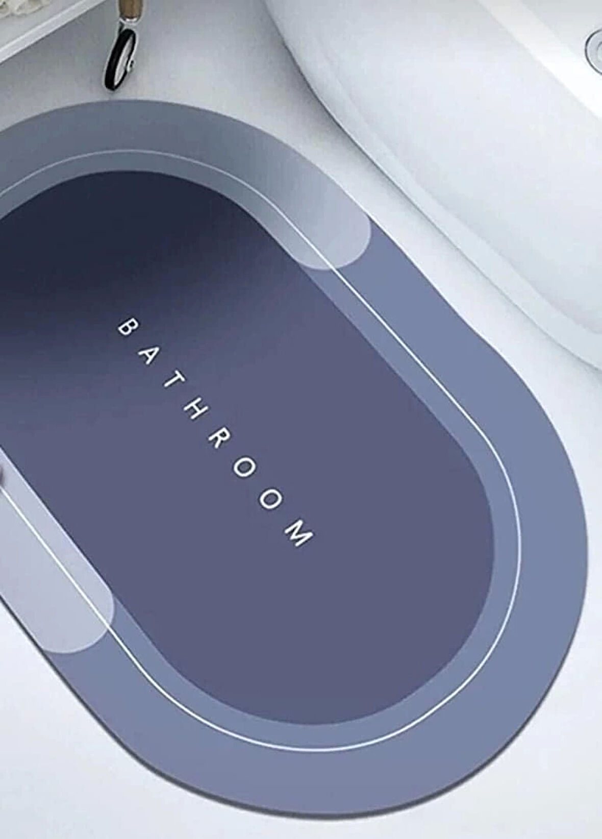 Süper Su Emici Kaymaz Tabanlı Banyo Paspası ( 40*60 )cm