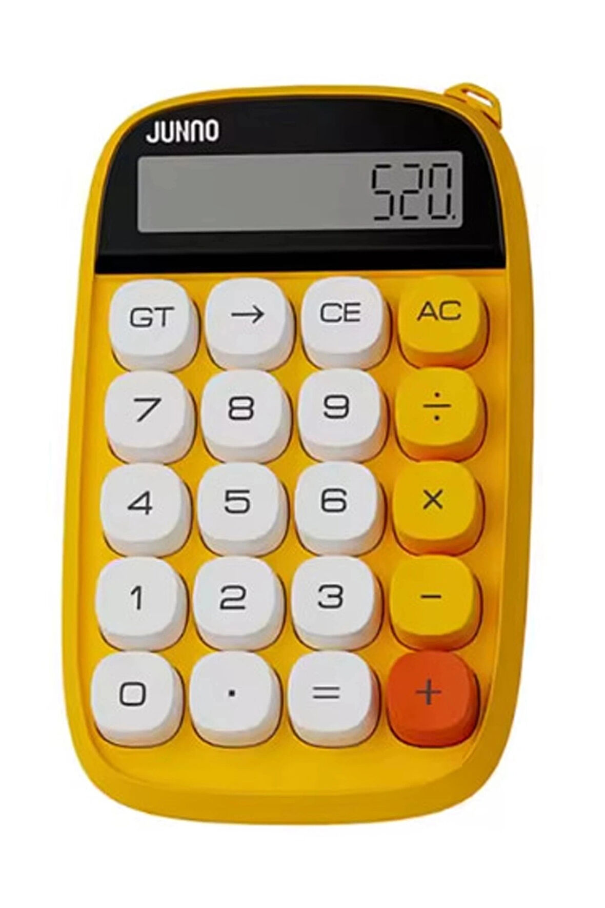 Sevimli Kare Tuşlu 10 Haneli Ldc Ekran Hesap Makinası Sarı