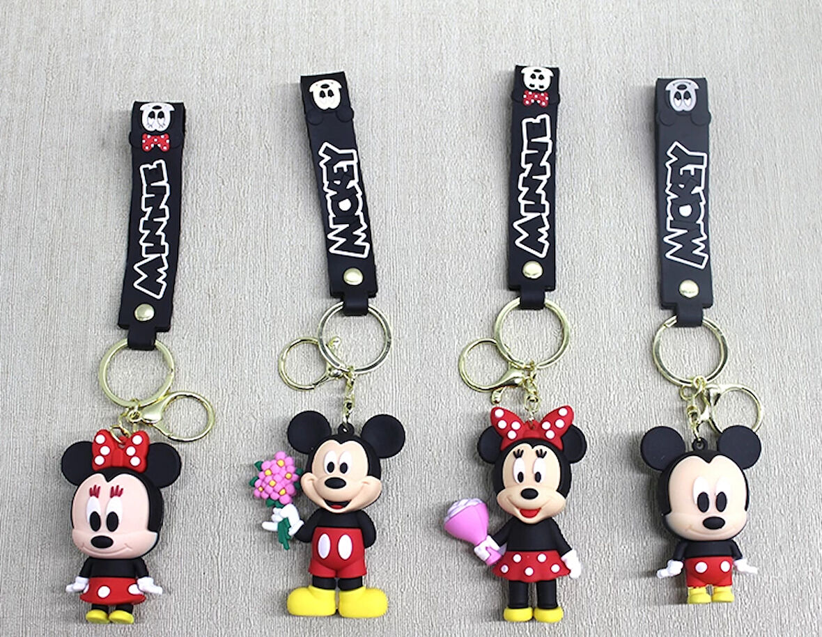 Mickey - Minnie Mouse Silikon Anahtarlık