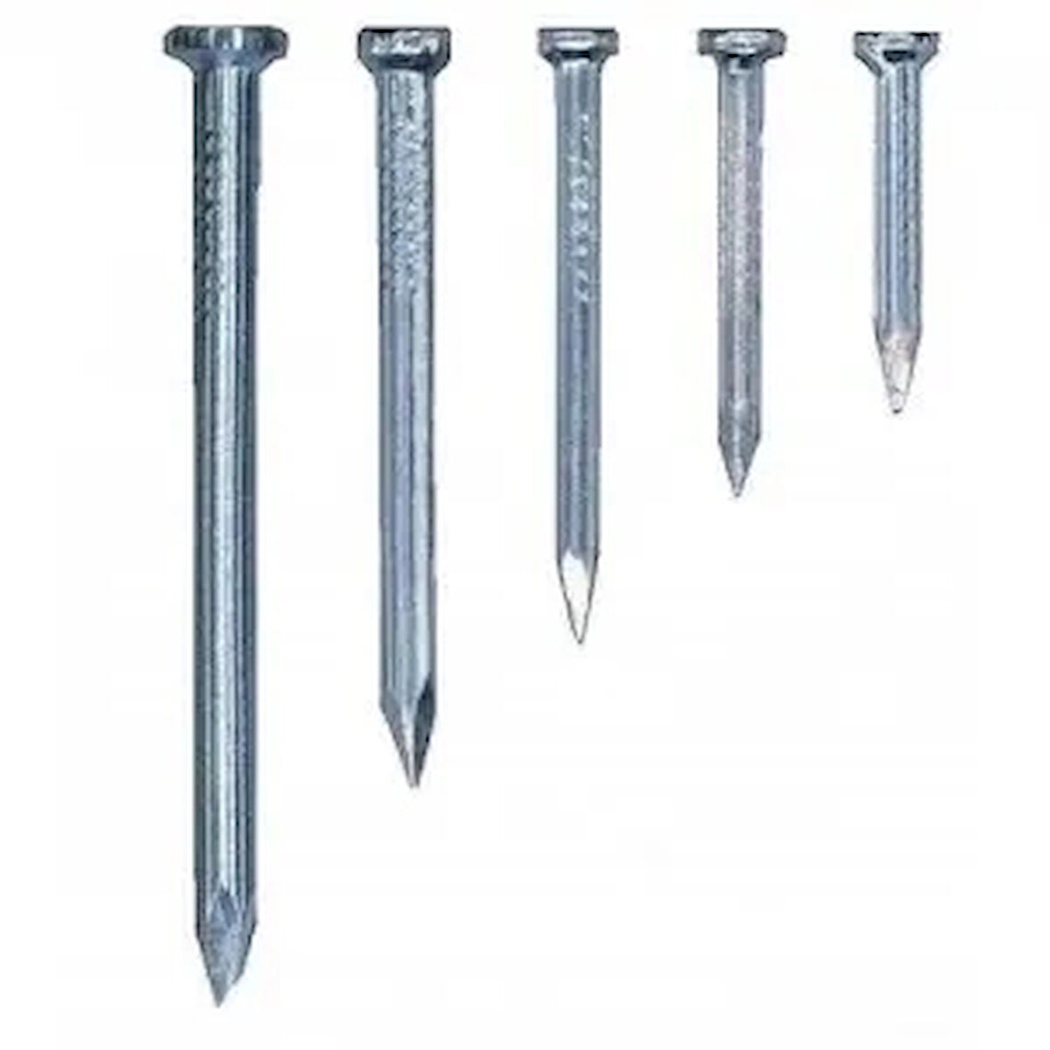 Beyaz Kanallı Çelik Beton Çivisi 5x80 100