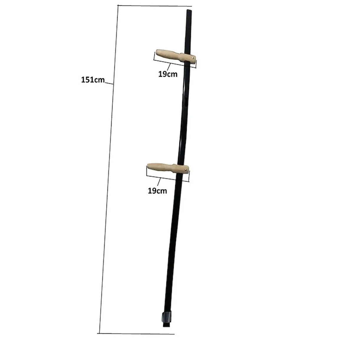 Tırpan Sapı Takımı - Metal Sap, Elcik, Bilezik Ve Alyan