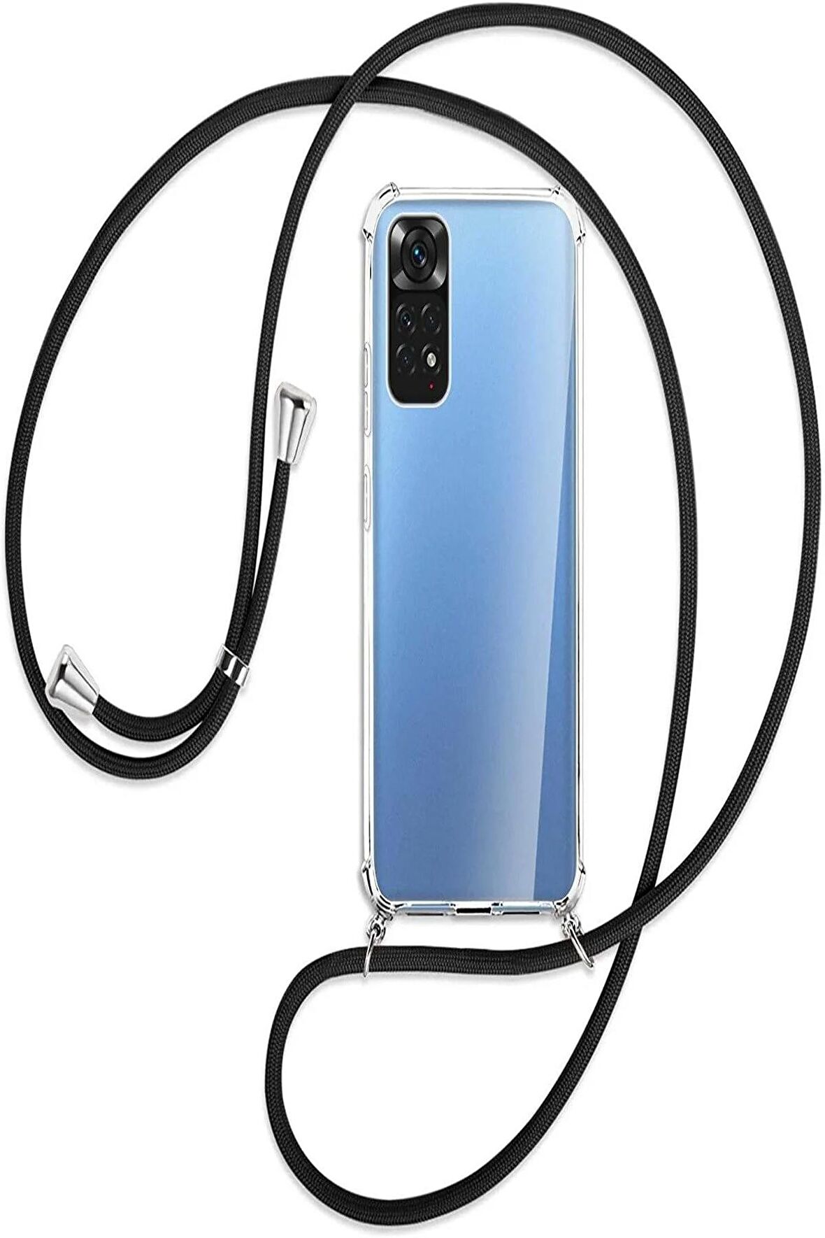 Xiaomi Redmi Note 11 Pro Şeffaf Boyun Omuz Askılı Ipli Kılıf