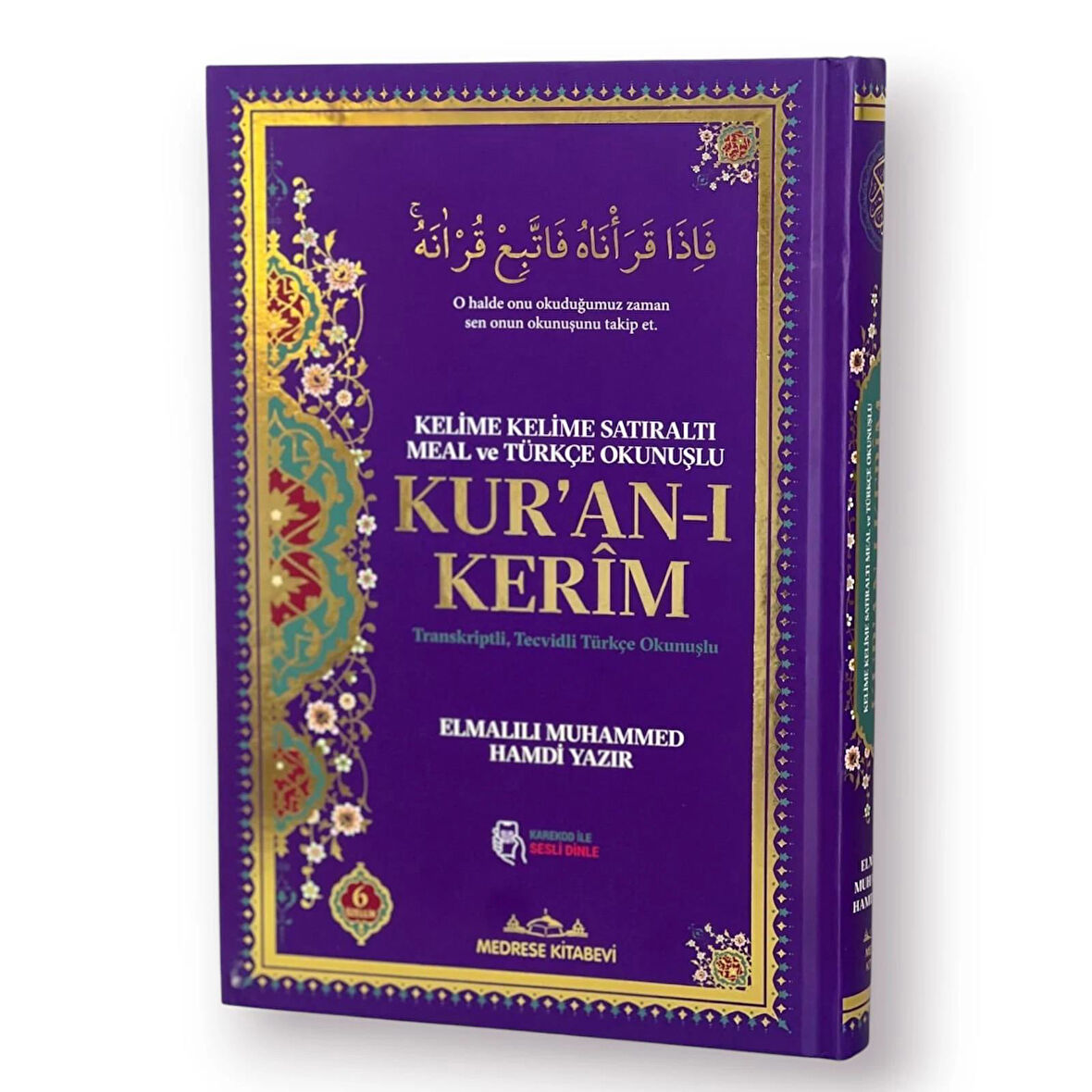 Cami Boy Kuran-ı Kerim Kelime Kelime Satıraltı Meal Türkçe Okunuşlu