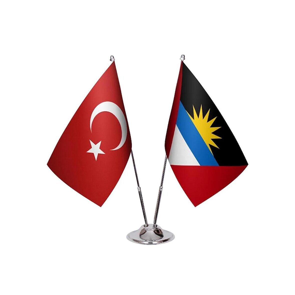 Antiqua & Barbuda İkili Masa Bayrağı