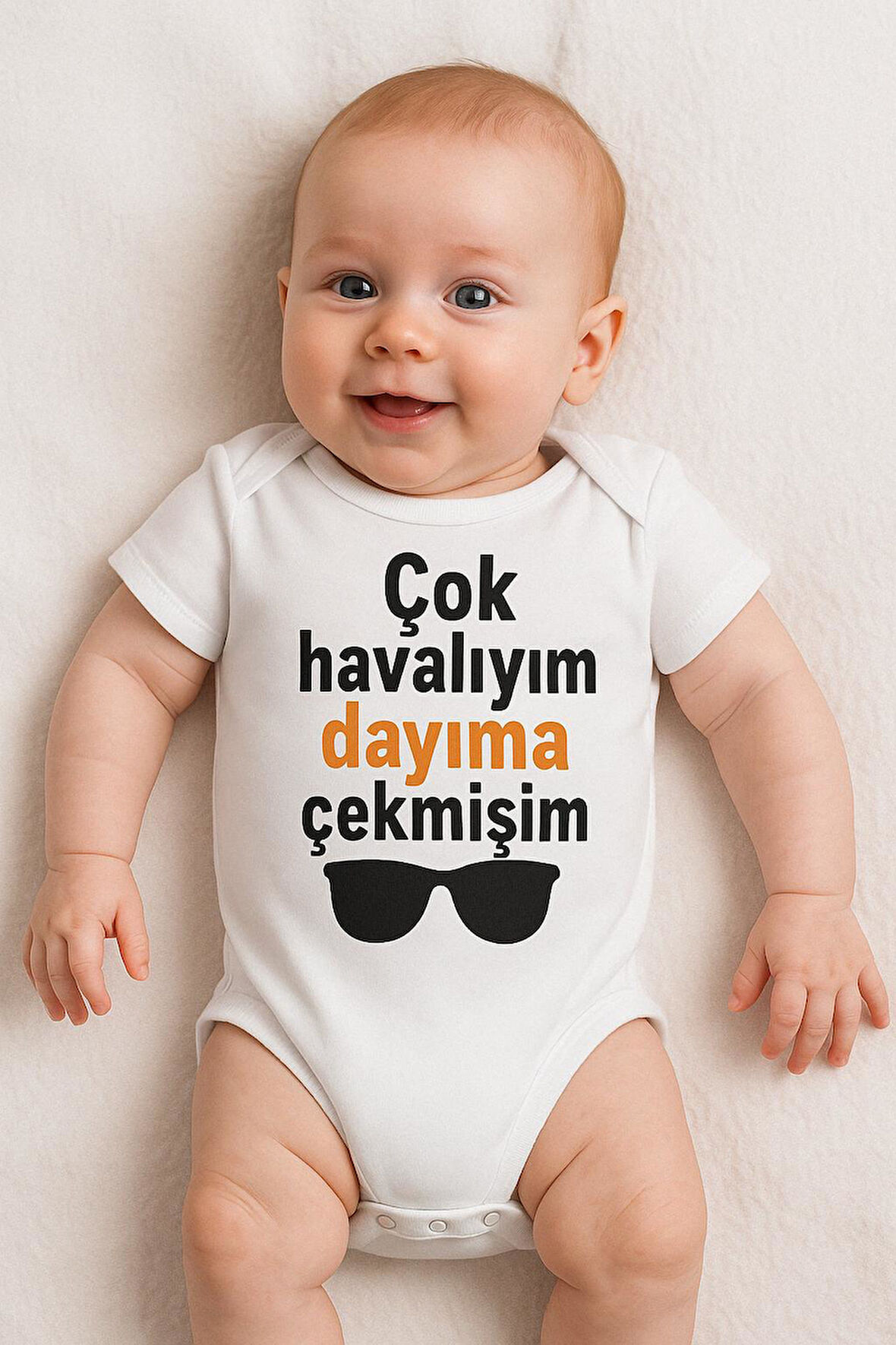 Organik %100 Pamuk Bebek Body Badi Zıbın ZBN499