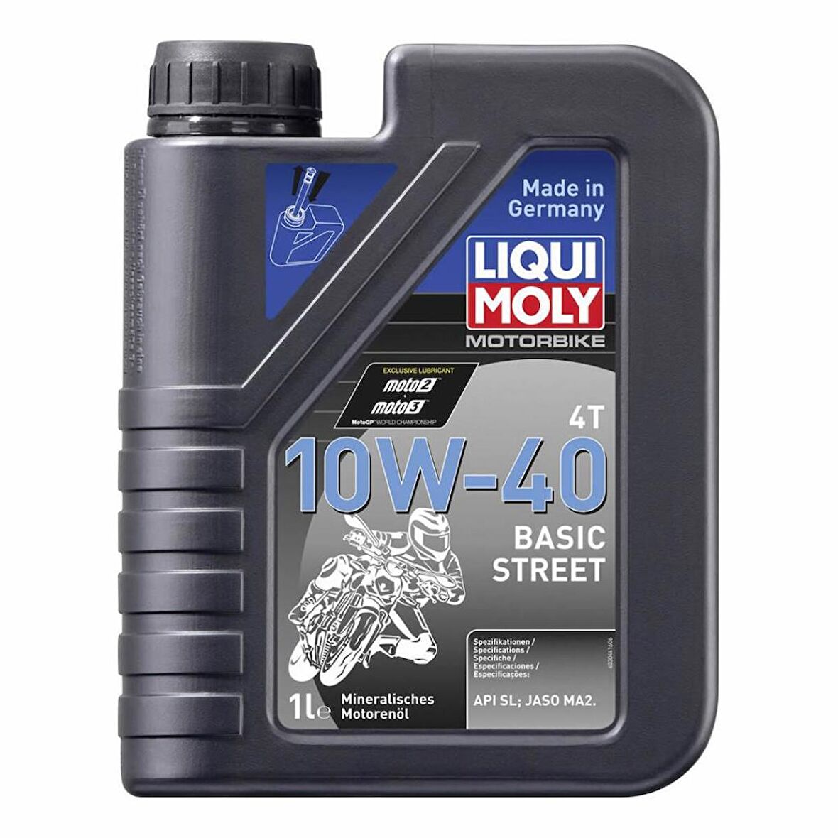 Liqui Moly 10W-40 4T Basic Street 1 Lt Motosiklet Yağı (3044)