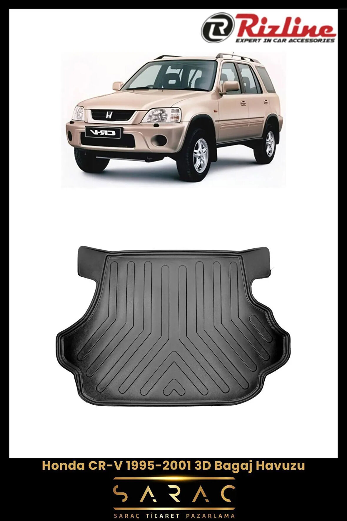 Rizline Honda CR-V 2000 Model 3D Bagaj Havuzu