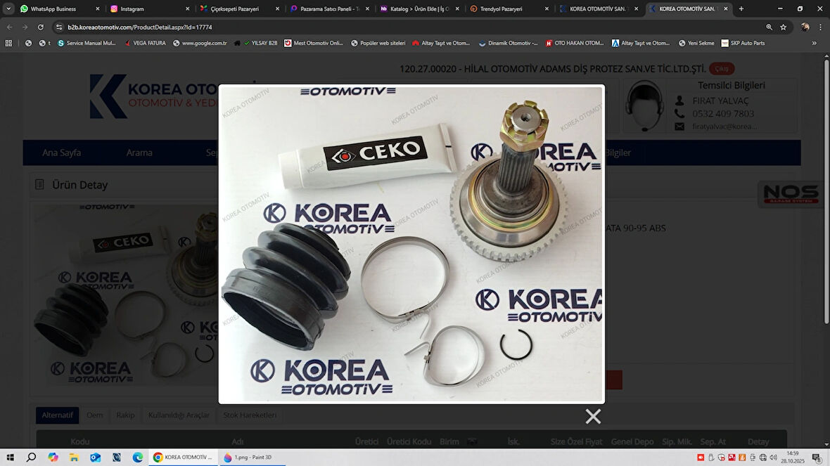 AKS KAFASI ACCENT DİZEL/ELANTRA90/SONATA 90-95 ABS