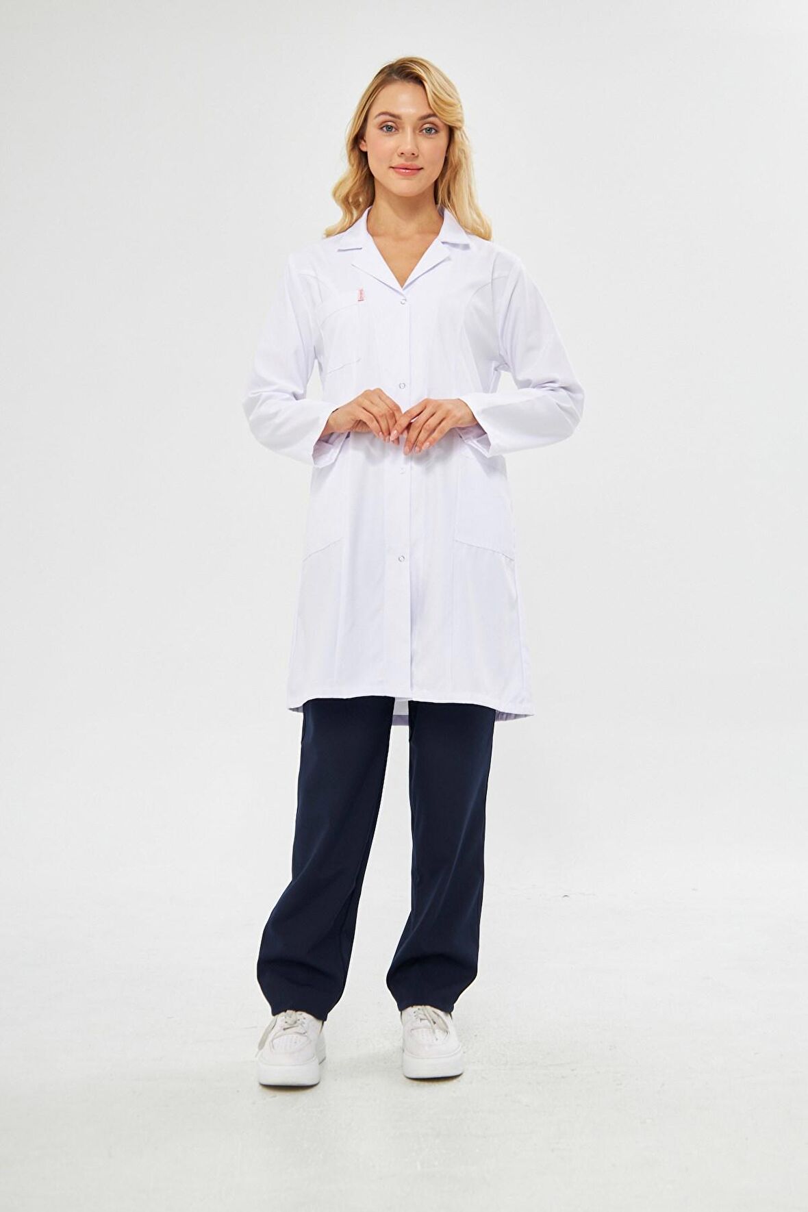 Okul Önlüğü Alpaka Kadın Beyaz