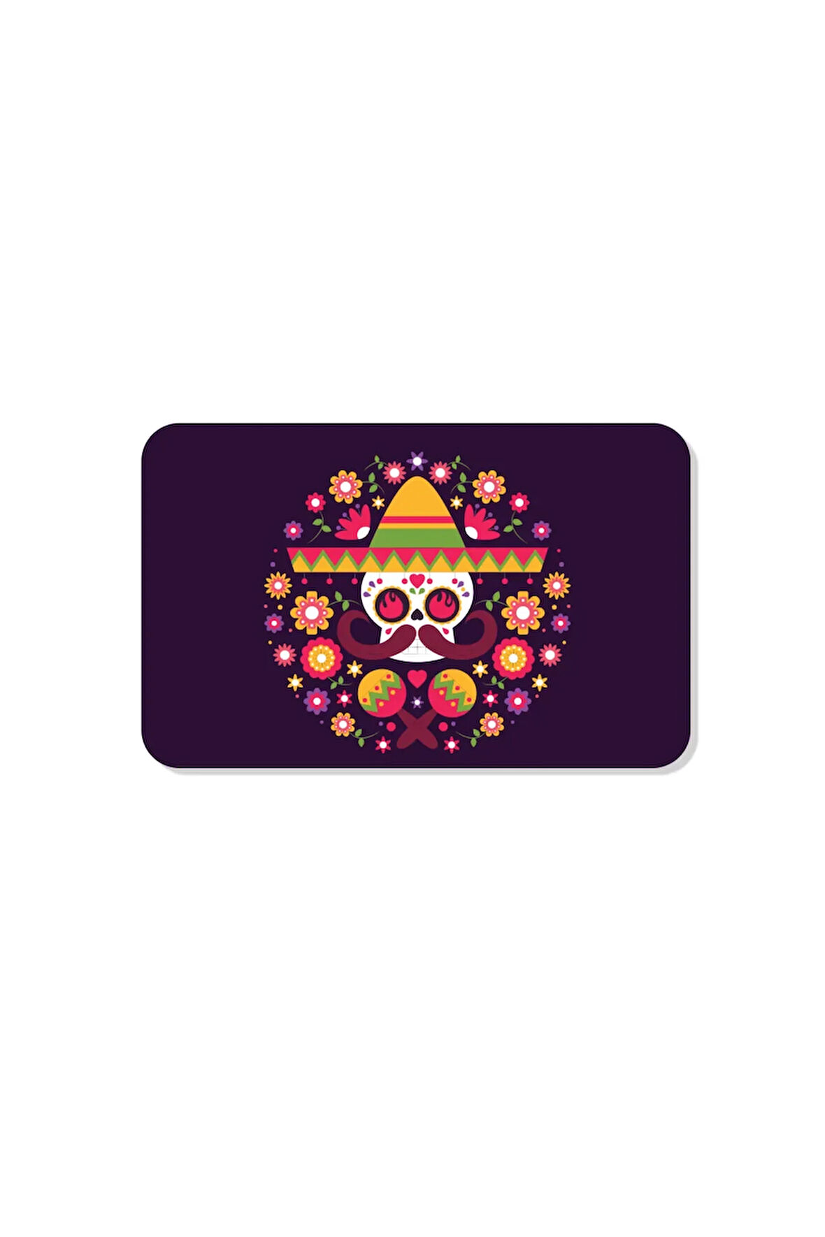 Dijital Baskılı Desenli Dekoratif Dış Kapı Önü ve Iç Mekan Paspası yıkanabilir Kaymaz Taban