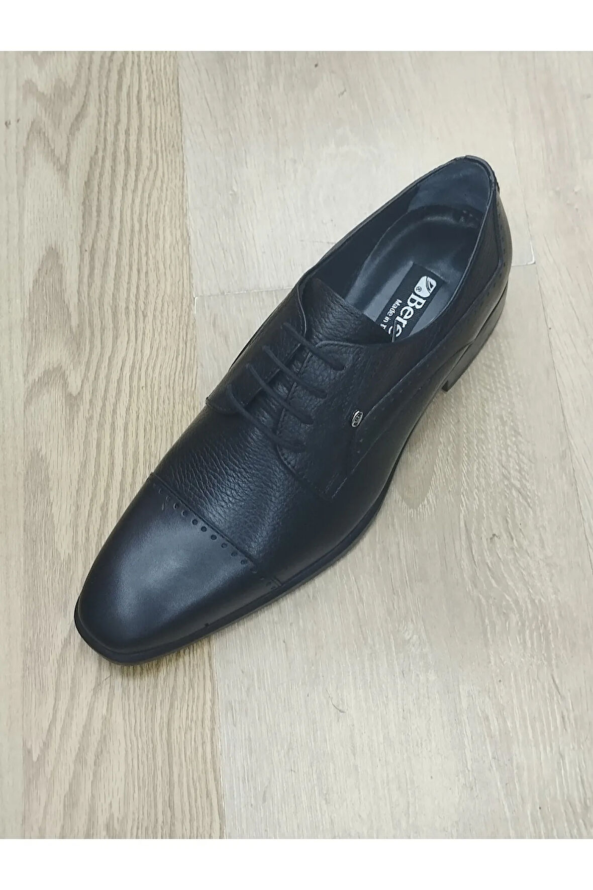 Erkek Mevsimlik Kundura Hakiki Deri  Kauççuk Taban Bağlı