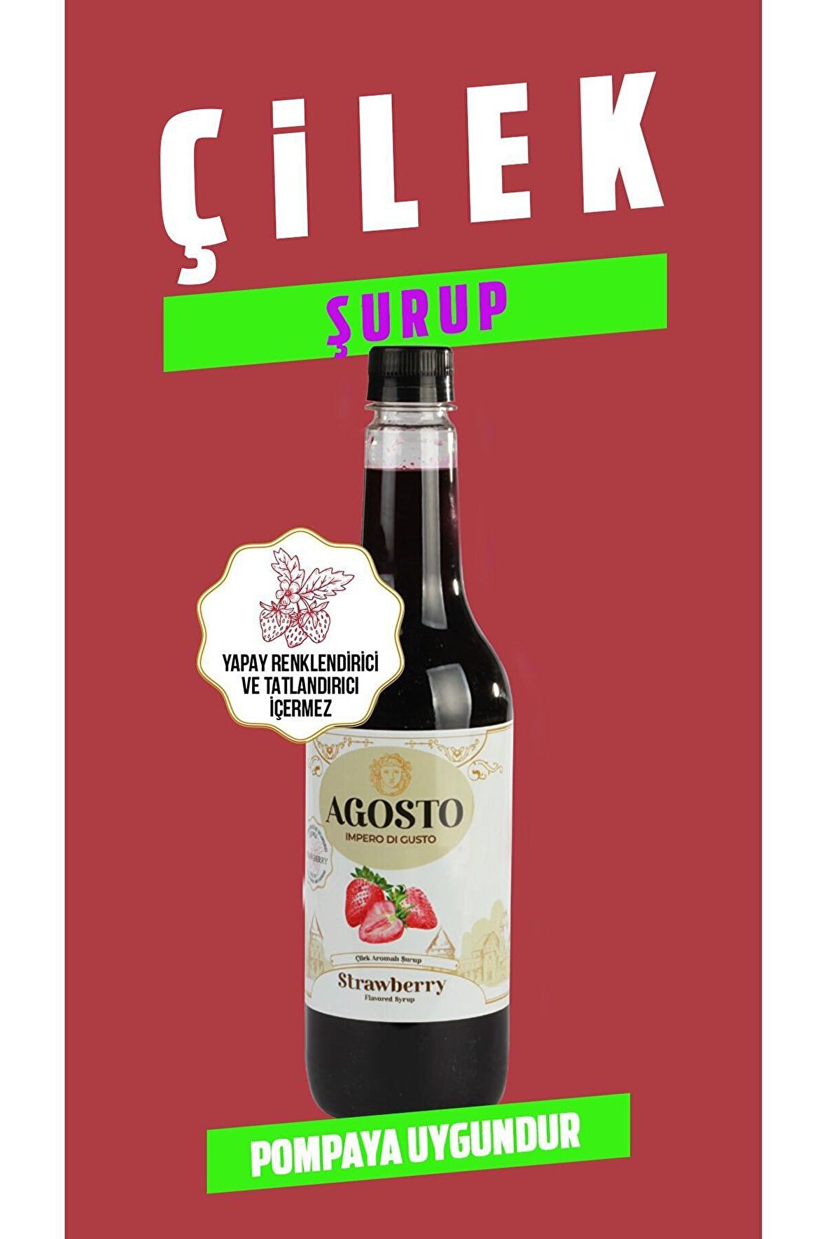 AGOSTO ÇİLEK 700 ML ŞURUP