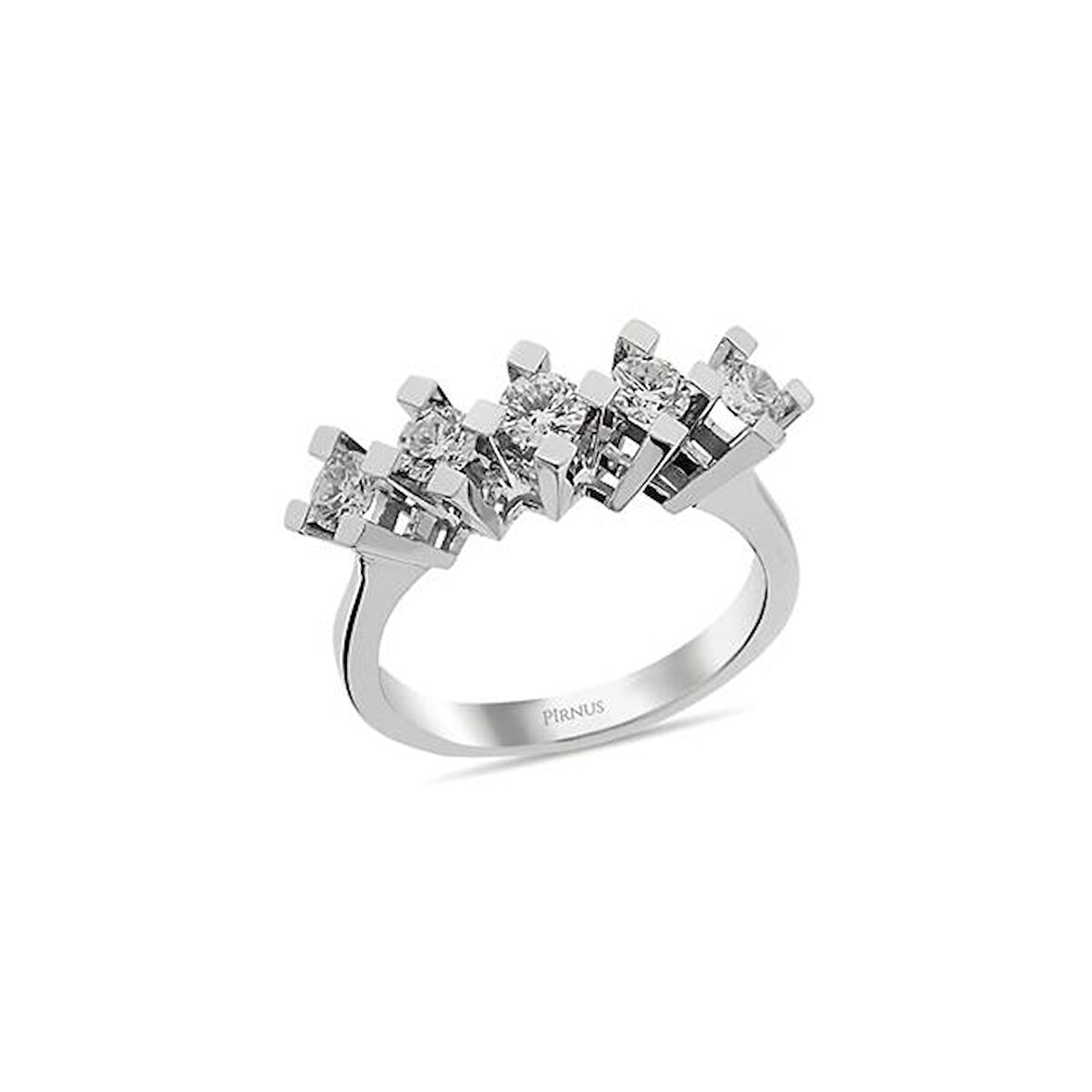 0,85 Karat Pırlanta Beştaş Yüzük