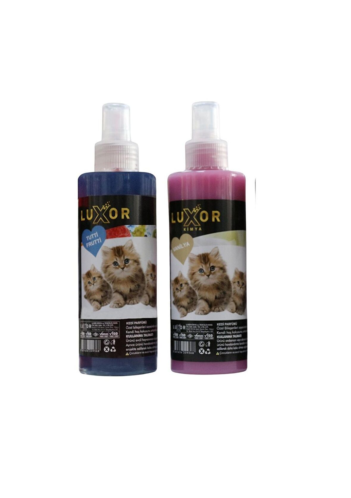 Luxor Kedi Parfümü Tutti Frutti ve Vanilya Aromalı 200 ml