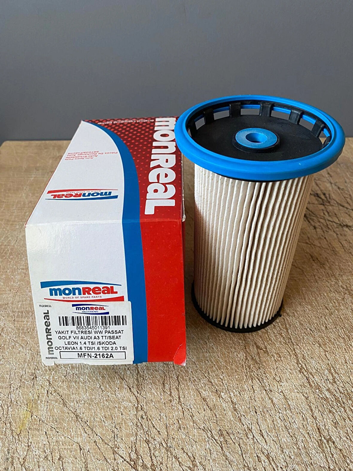 Monreal MFN-2162A Yakıt Filtresi VAG Grubu 1.6TDI 2.0TDI 2012 Sonrası Motor 5Q0127400F 5Q0127177D