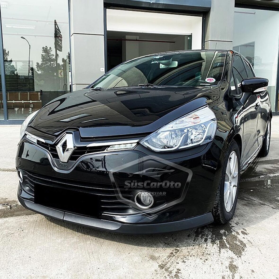 Renault Clio 4 2012-2020 Uyumlu Üniversal Astra H lip Esnek Ön Lip 2 Parça Tampon Altı Dil Karlık Ön Ek