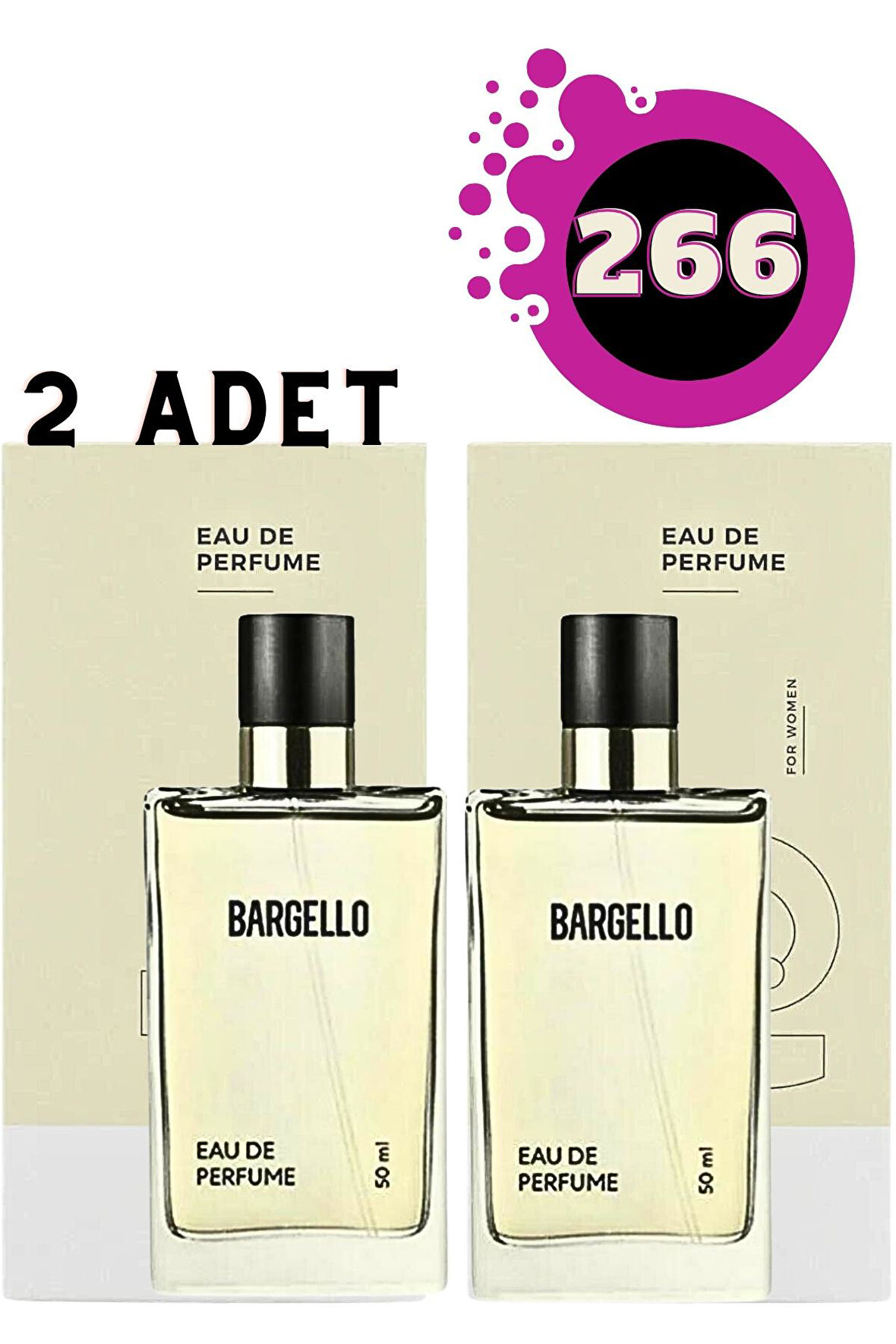 266 Edp 50 ml Floral Kadın Parfüm 2 Adet