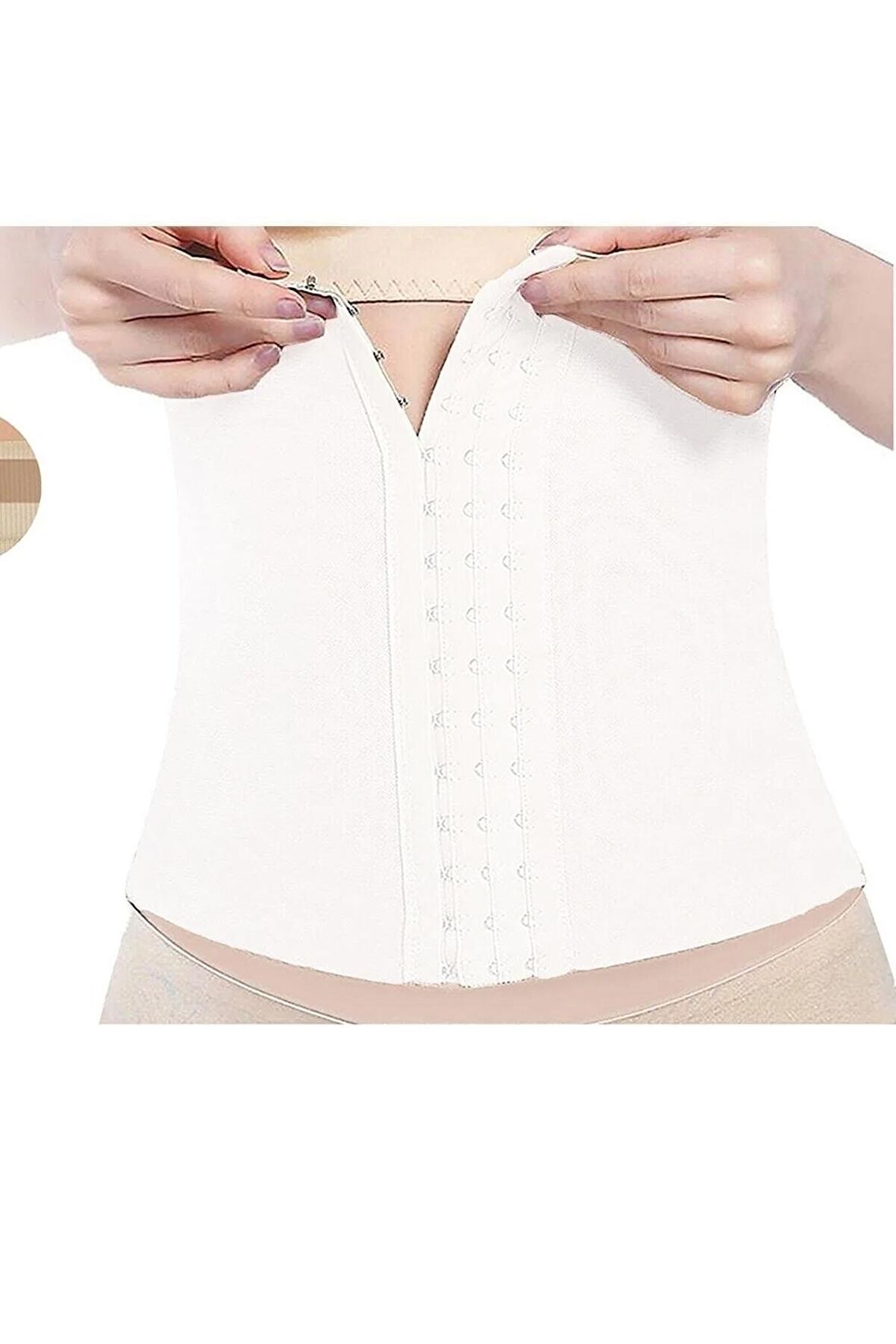 Kadın Agraflı Bir Beden Küçülten Sıkılaştırıcı Etkili Korse