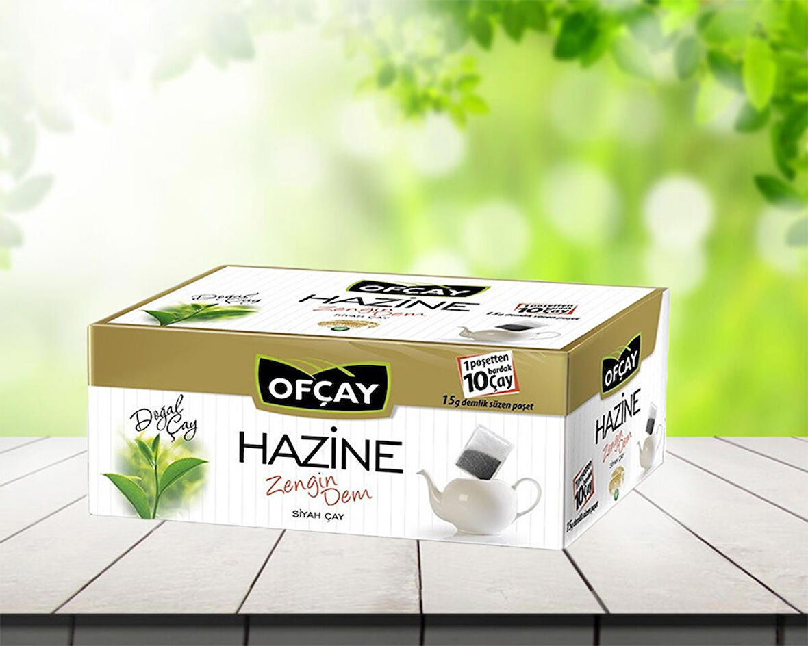 Ofçay Hazine Zengindem Demlik Poşet Çay  30x15 g  1 adet
