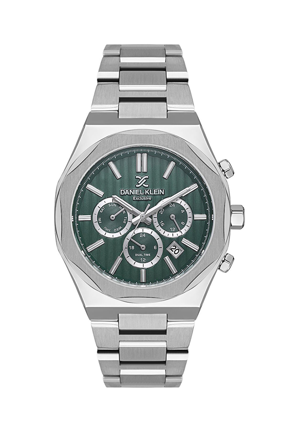 %100 ORJİNAL, FATURALI, 2 YIL GARANTİLİ, Metal Erkek YEŞİL KOL SAATİ