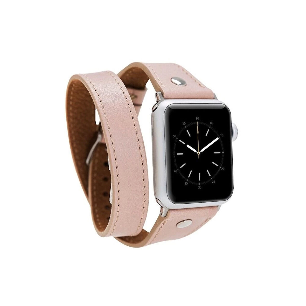 Apple Watch Uyumlu Deri Kordon 38-40-41mm Slim DTST ERC3