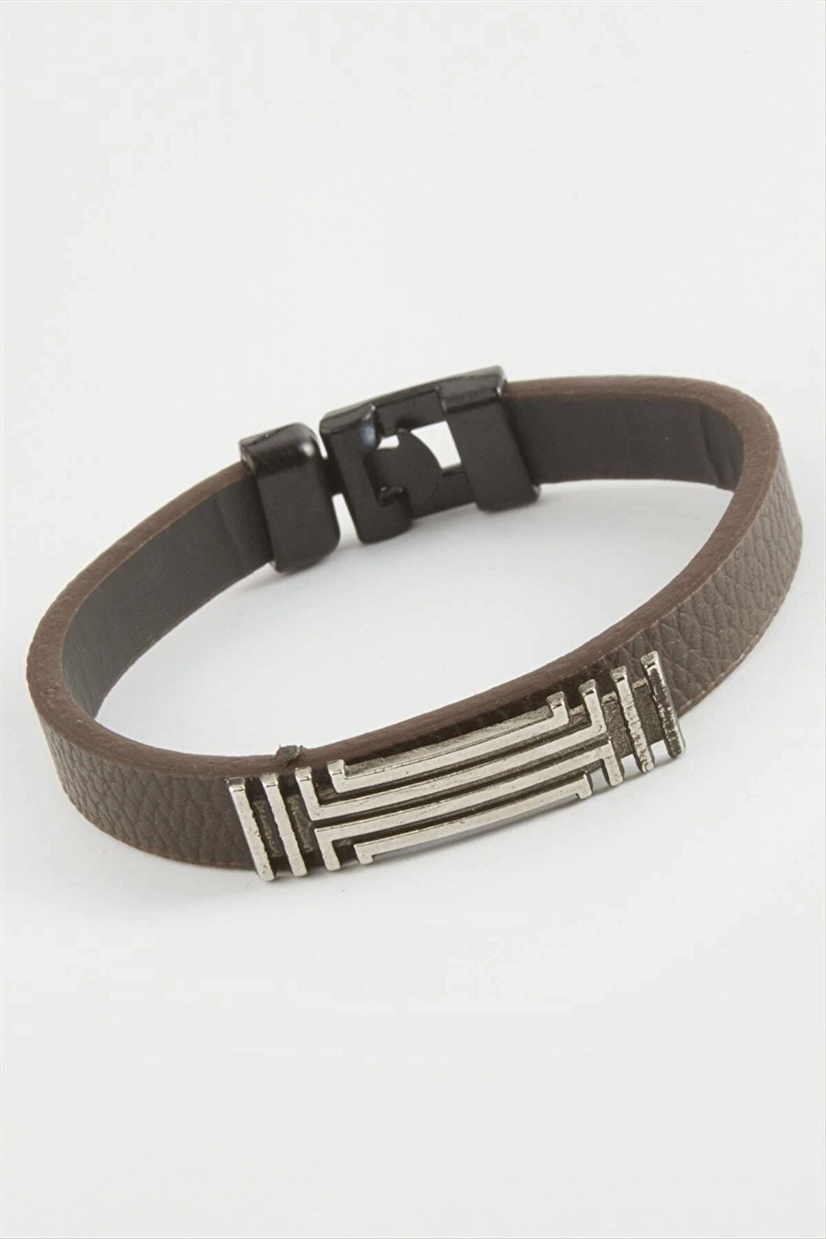 Çizgili Kaliteli Suni Deri Bileklik