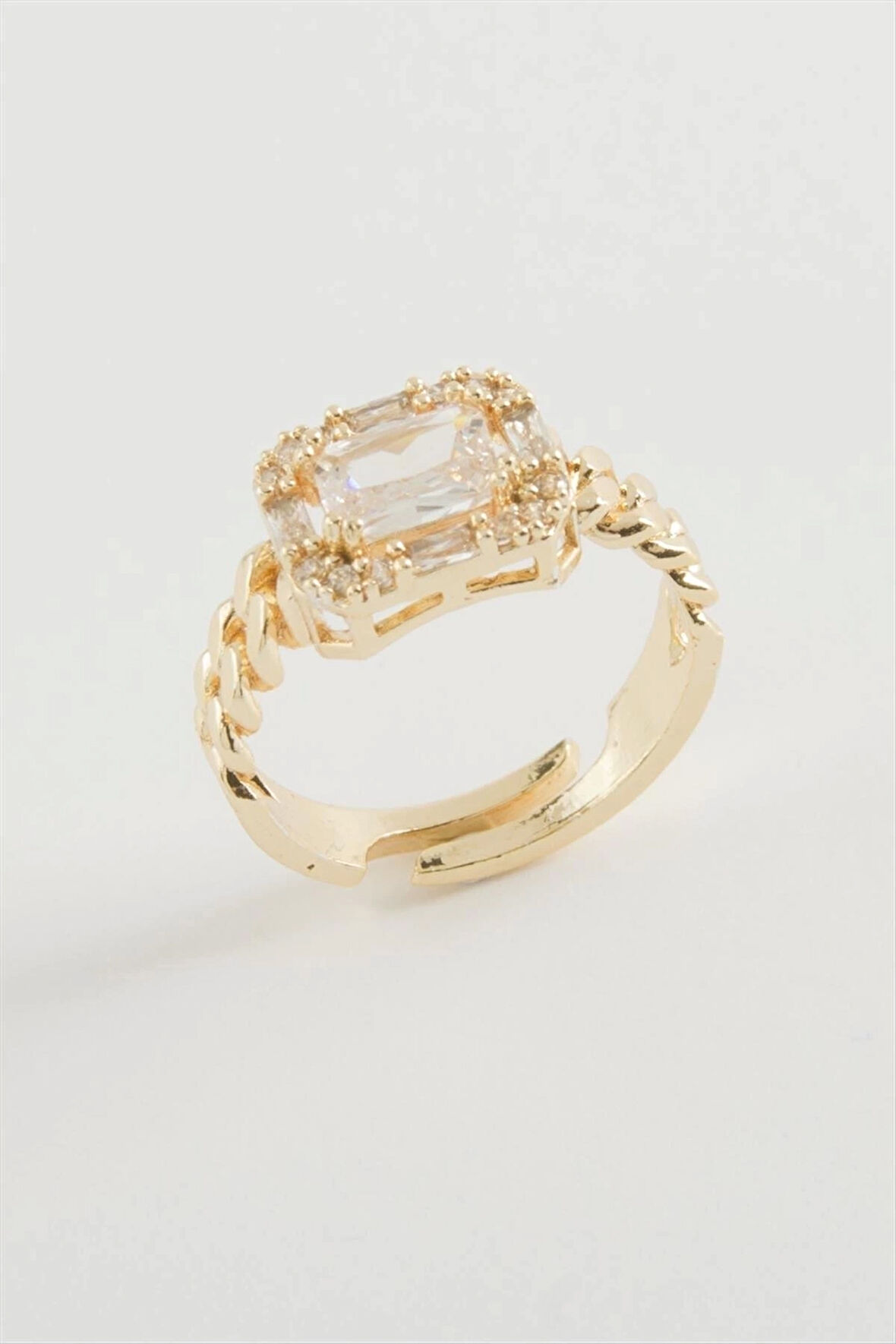 Baget Zirkon Taşlı Yüzük