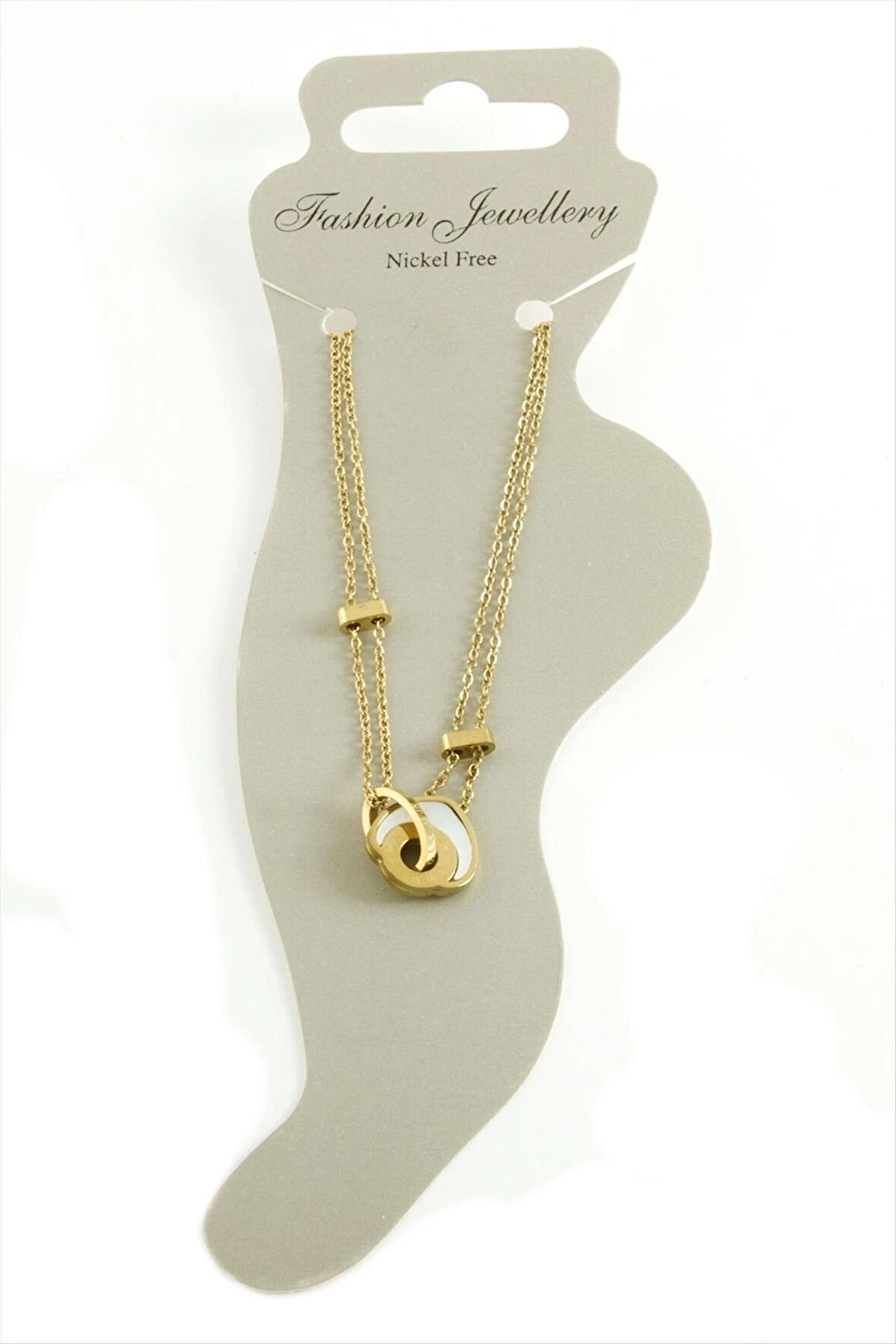 Zirkon Taşlı Burgulu Lüks Çelik Halhal