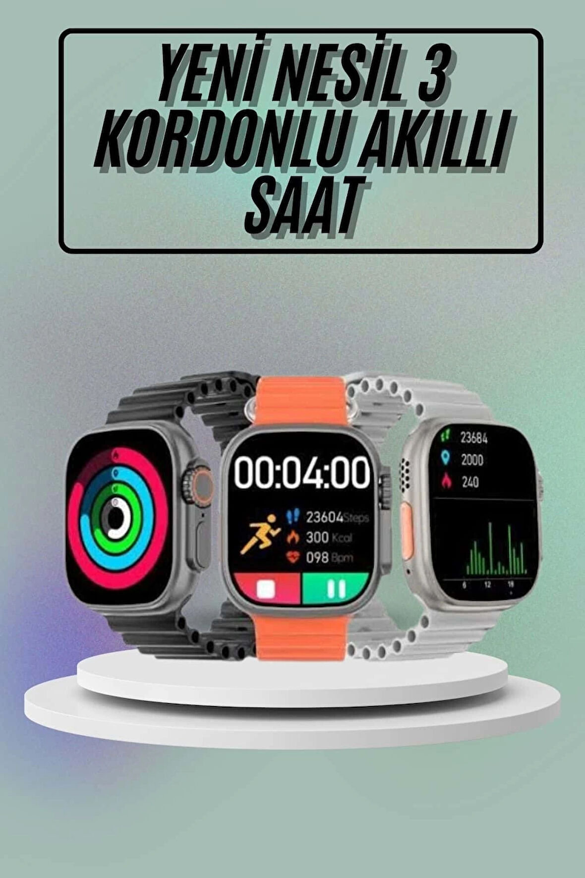 Akıllı Saat Çok Fonksiyonlu Uzun Pil Ömürlü Çağrı Cevaplayabilen Kol Saati